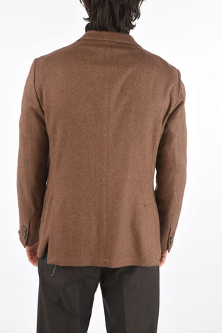 Blazer 2 Bottoni GATE con Motivo Herringbone