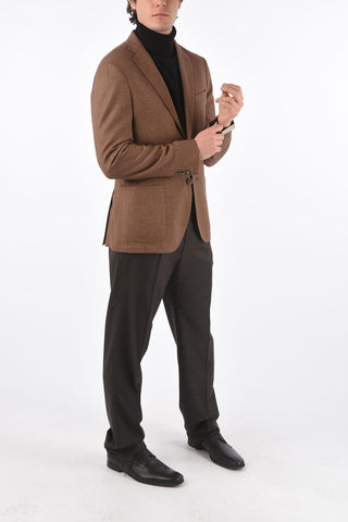 Blazer 2 Bottoni GATE con Motivo Herringbone