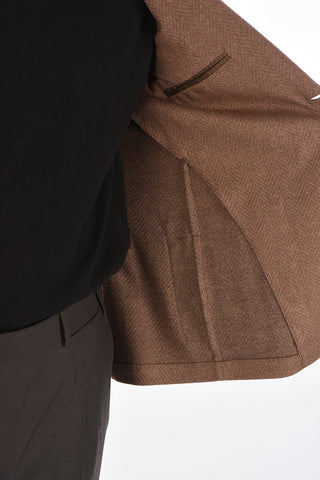 Blazer 2 Bottoni GATE con Motivo Herringbone