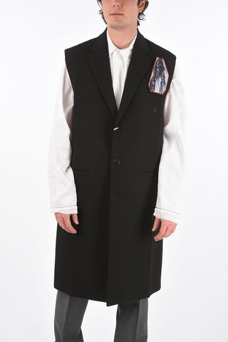 Cappotto Smanicato DIMENSION LONG in Lana Twill 