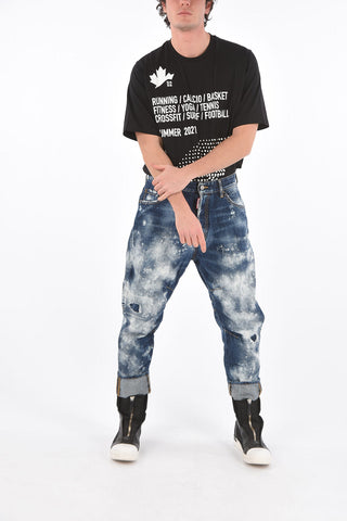5 Pocket Low Crotch Délavé Denims