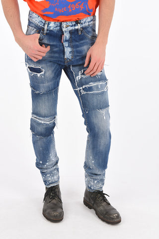 5 Pocket COOL GUY FIT Distressed Denims