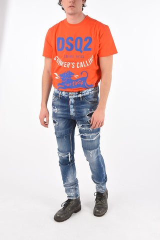 5 Pocket COOL GUY FIT Distressed Denims
