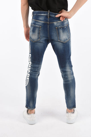Délavé RELAX FIT Printed Denims