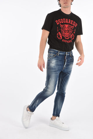 Délavé RELAX FIT Printed Denims