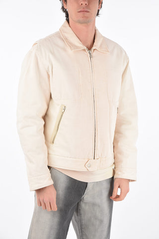 RED TAG Front Zipped Padded Denim Jacket