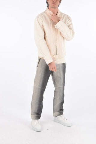 RED TAG Front Zipped Padded Denim Jacket