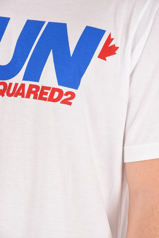 T-Shirt Girocollo RUN in Cotone