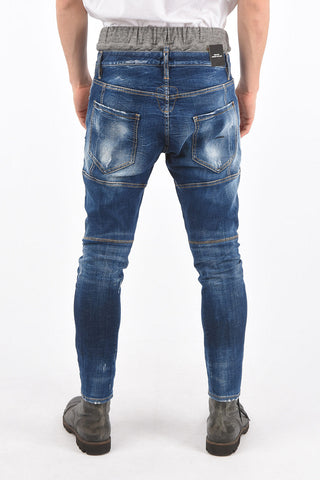 STRAIGHT LEG FIT Denims with Elastic Jersey Waistband