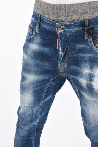 STRAIGHT LEG FIT Denims with Elastic Jersey Waistband