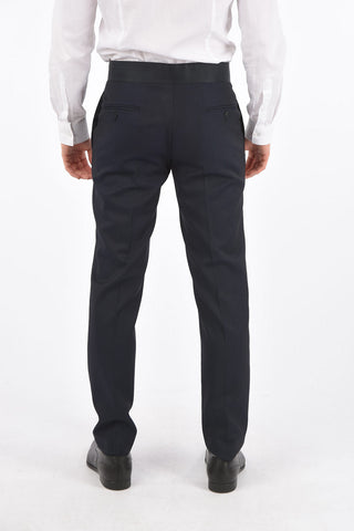 COLLEZIONI Pin Point Virgin Wool Pants