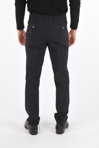 stretch wool ACADEMY no hem trousers