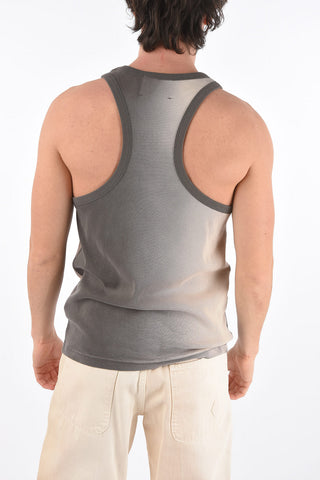 RED TAG Ribbed Tank Top with Terry Patch