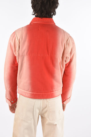 RED TAG Front Zipped Padded Denim Jacket