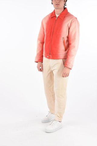 RED TAG Front Zipped Padded Denim Jacket