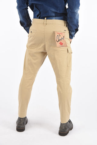 Distressed Cotton SEXY CARGO FIT Pants