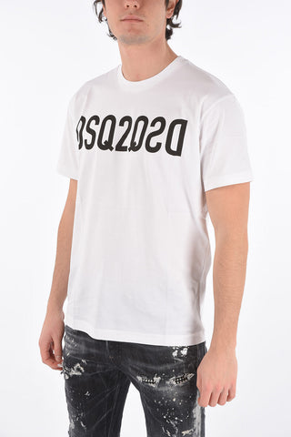 T-Shirt Girocollo Stampata DSQ2