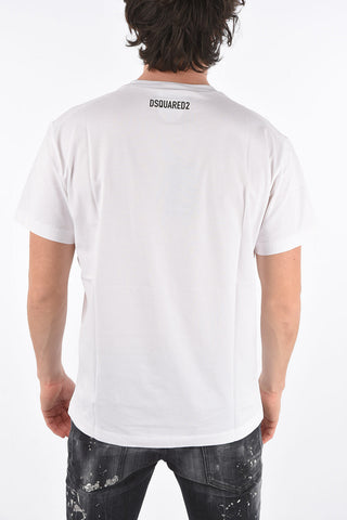 T-Shirt Girocollo Stampata DSQ2