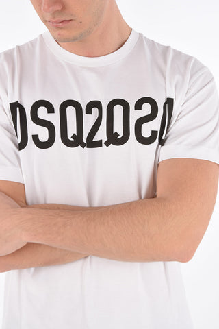 T-Shirt Girocollo Stampata DSQ2