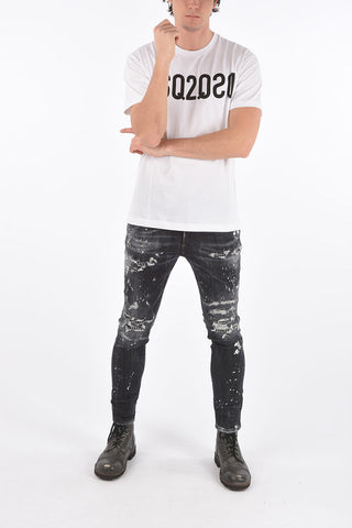 T-Shirt Girocollo Stampata DSQ2