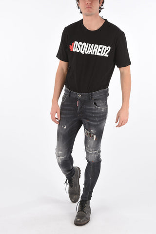 Jeans SUPER TWINKY FIT con Stampe e Applicazioni