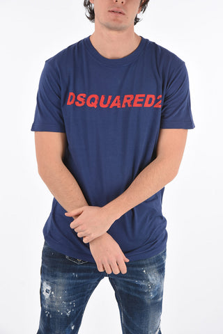 Crew Neck Printed Logo T-Shirt