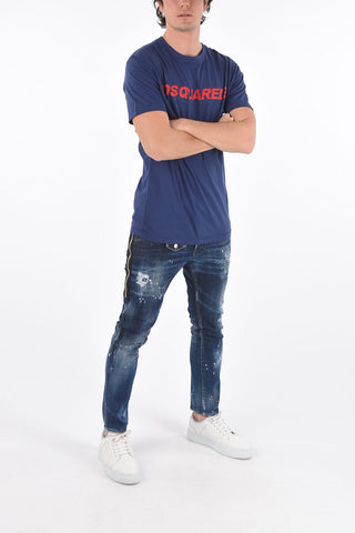 Crew Neck Printed Logo T-Shirt