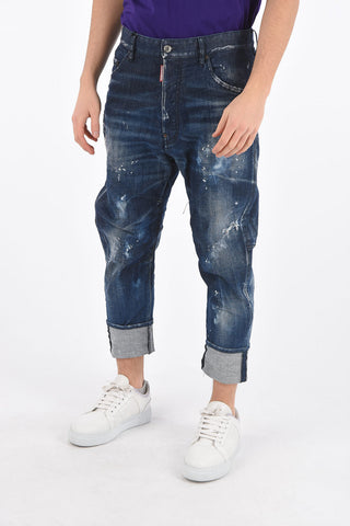 Distressed Denims with Cuffs