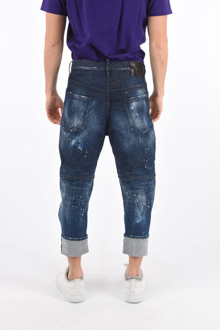 Distressed Denims with Cuffs