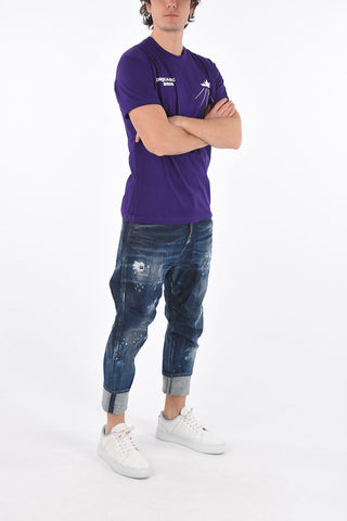 Distressed Denims with Cuffs