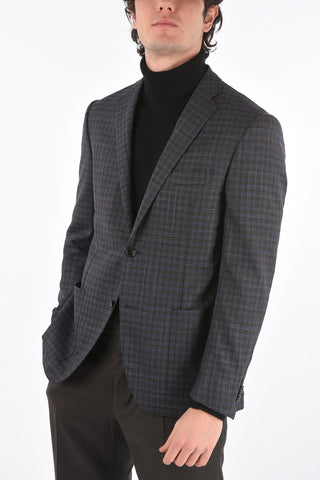 Gingham ACADEMY SOFT Blazer with Patch Pockets