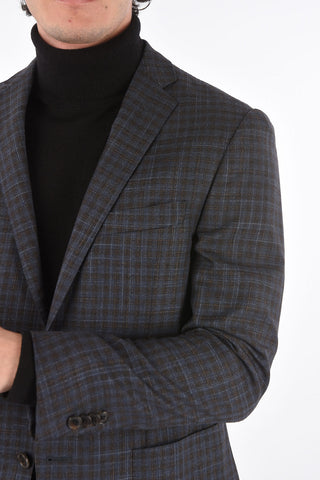 Gingham ACADEMY SOFT Blazer with Patch Pockets