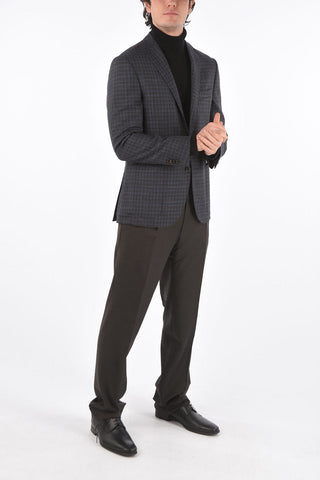Gingham ACADEMY SOFT Blazer with Patch Pockets
