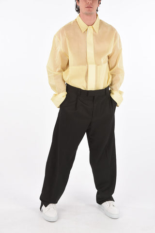 Single-pleated Ankle Split COLONEL Pants