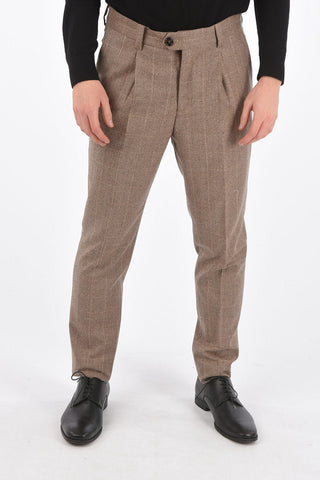 Virgin Wool Tartan Pant