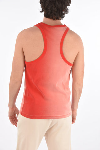 RED TAG Ribbed Tank Top with Terry Patch