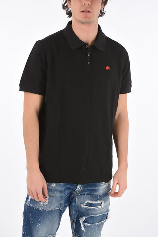Printed Logo Cotton Polo