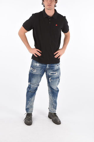 Printed Logo Cotton Polo