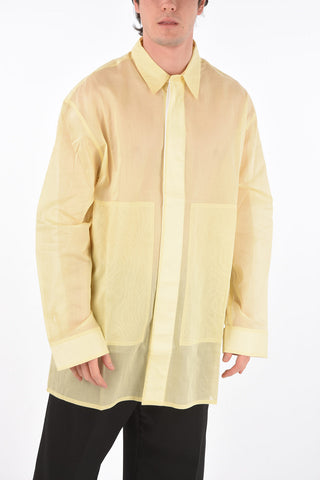 Maxi Pocket DAVIS Cotton Organza Shirt