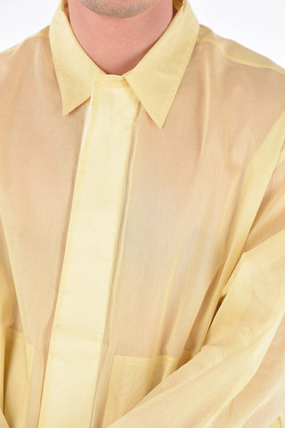 Maxi Pocket DAVIS Cotton Organza Shirt