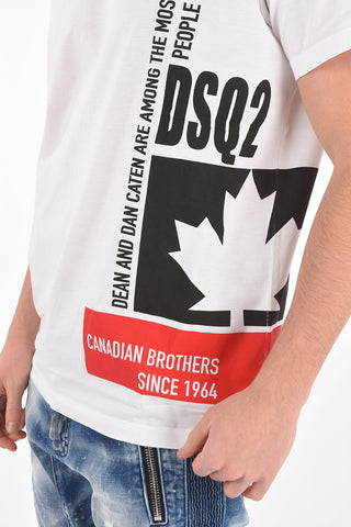 Crew Neck DEAN & DAN Printed T-Shirt
