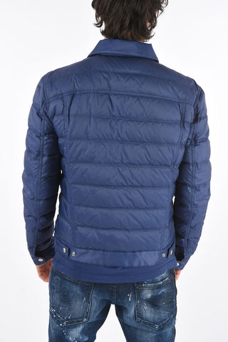 Quilted Duvet with Snap Buttons and Double Breast-pocket
