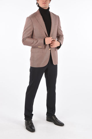 Blazer Hopsack LEADER SOFT con Tasche ad Aletta
