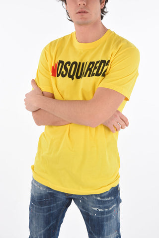 Crew Neck Printed Logo T-Shirt