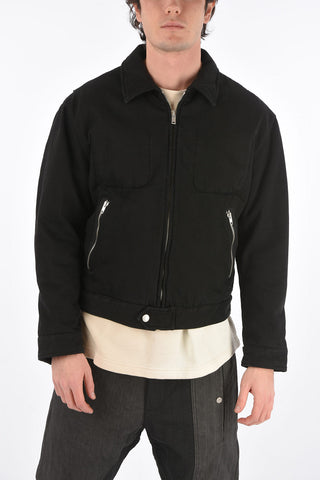 RED TAG Front Zipped Padded Denim Jacket