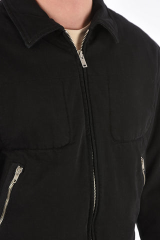 RED TAG Front Zipped Padded Denim Jacket