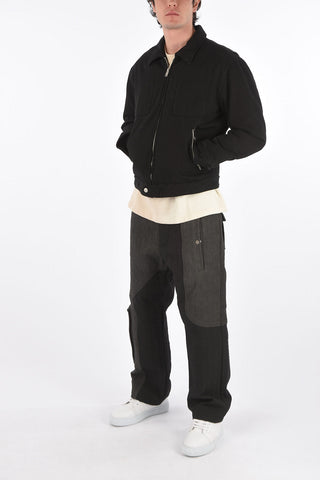 RED TAG Front Zipped Padded Denim Jacket