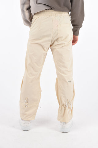 ACW RED TAG Snap Button Nylon Pants with Drawstrings
