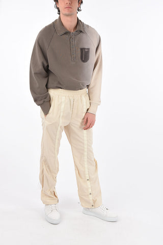 ACW RED TAG Snap Button Nylon Pants with Drawstrings