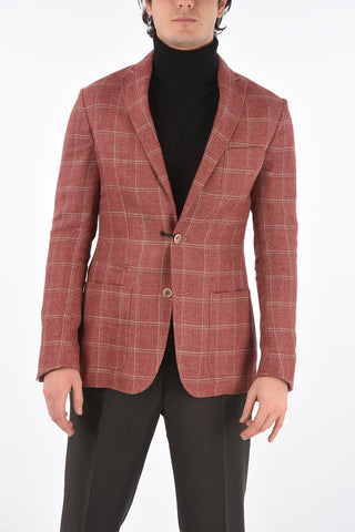 ID Unlined Windowpane Check Blazer